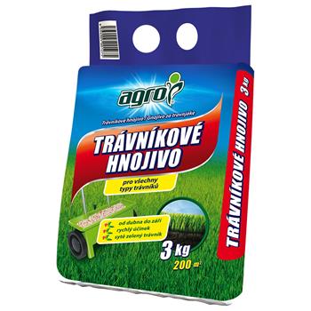 AGRO Trávníkové hnojivo 3 kg