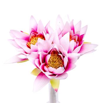 Lotus řezaný umělý růžový