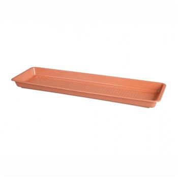 Podmiska pod truhlík PELARGONIE/GARDEN plast 40cm terakota