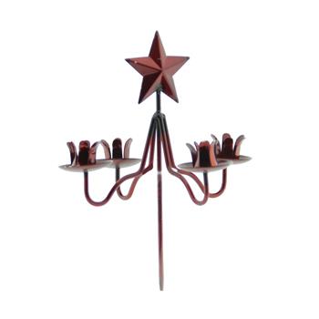 Zápich na 4 svíčky vínový