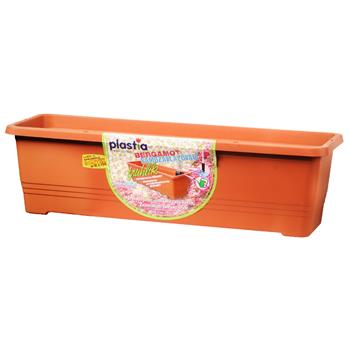Truhlík samozavlažovací BERGAMOT 60cm terakota