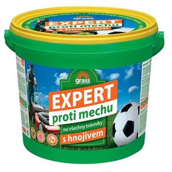 Hnojivo trávníkové Expert proti mechu 5kg kbelík