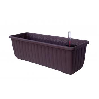 Samozavlažovací truhlík SIESTA LUX 40cm čokoláda