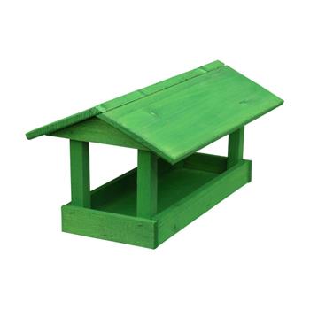 Krmítko velké dřevěné zelené 40cm