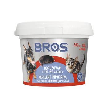 Odpuzovač krtků, psů a koček BROS práškový 350ml