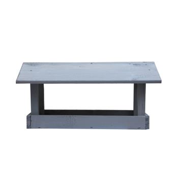 Krmítko velké dřevěné šedé 40cm