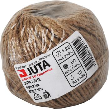 Jutový motouz 50g 1,25mm