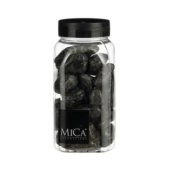 Kameny dekorační v dóze černé 650ml