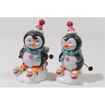 Tučnák na lyžích polyresin 16cm