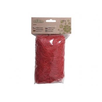 Vlákno sisal červená 25g