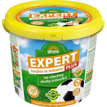 Hnojivo trávníkové EXPERT Plus 10kg kbelík