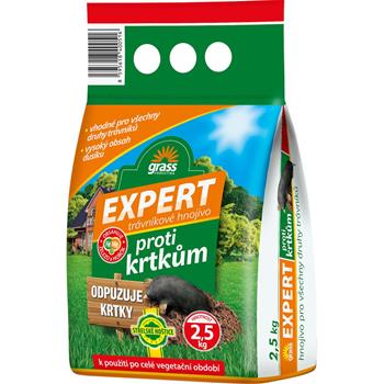Hnojivo trávníkové EXPERT proti krtkům 2,5kg
