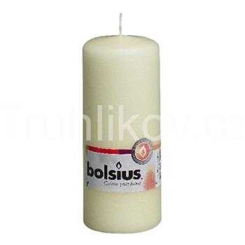 Válcová svíčka 15cm BOLSIUS slonová kost