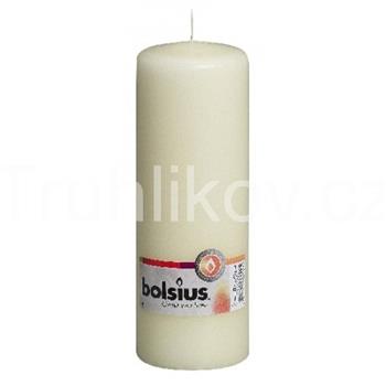 Válcová svíčka 20cm BOLSIUS slonová kost