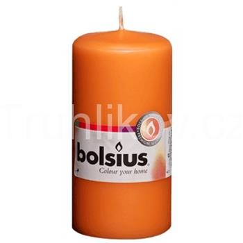 Válcová svíčka 12cm BOLSIUS oranžová