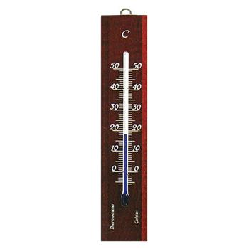 Teploměr pokojový lihový 140mm mahagon