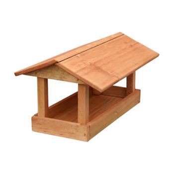 Krmítko dřevěné hnědé 34cm