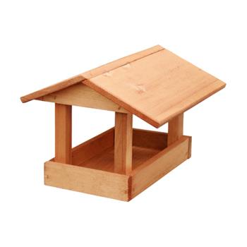 Krmítko dřevěné hnědá 30cm