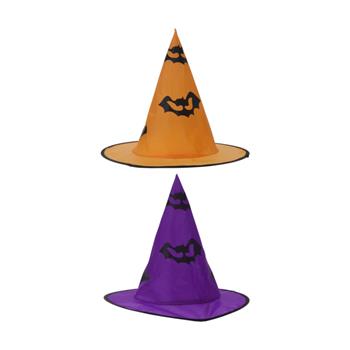 Klobouk čarodějnický Halloween mix 30cm