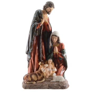 Velké jesličky se Svatou rodinou – polystone, 71 cm