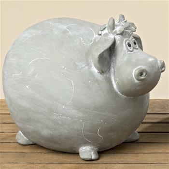 Keramická figurka prase nebo kráva 31cm