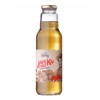 Mošt jablko čiré 750ml Moštárna Louny