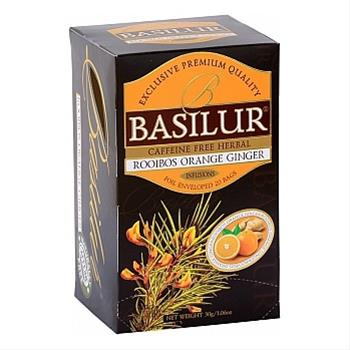 Čaj Basilur Rooibos Orange Ginger 20x1,5g