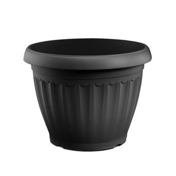 Květináč plastový CORFU antracitový 55cm