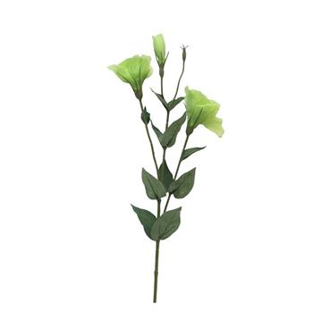 Eustoma BASTILLE řezaná umělá zelená  82cm