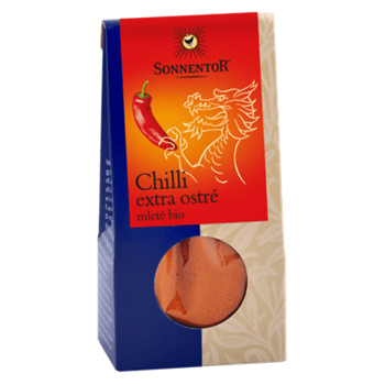 Chilli extra ostré mleté BIO 40g