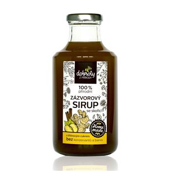Přírodní sirup zázvor a skořice 500ml