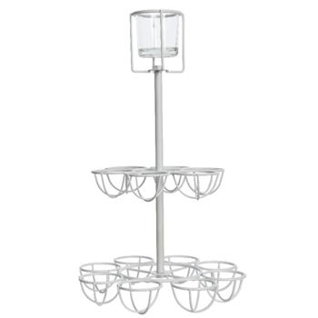 Stojan na vajíčka 3 patra, kovový 20 cm