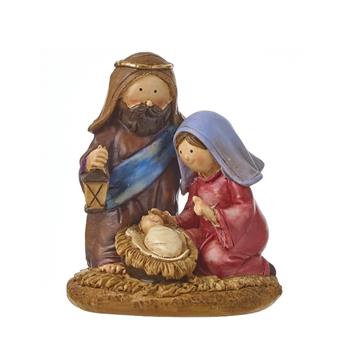 Jesličky se Svatou rodinou – polyresin, 8,5 cm