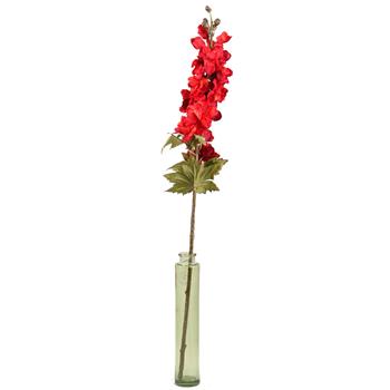 Ostrožka ALBAN řezaná umělá červená 84cm
