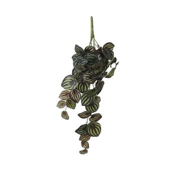 Peperomia závěs umělá tm.zelená 58cm