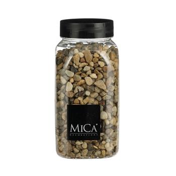 Kameny dekorační v dóze hnědé 650ml