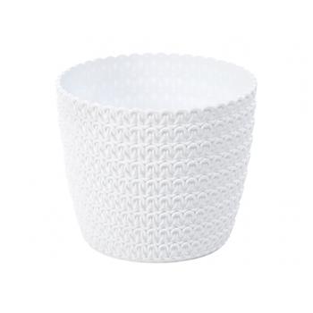 Obal MAGNOLIA JERSEY plast 14cm bílá