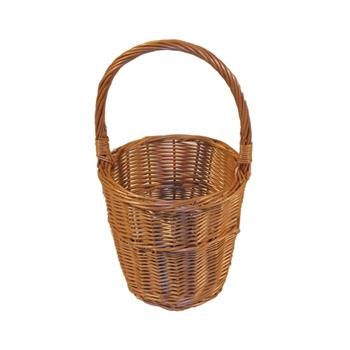 Koš kulatý proutí  přírodní 37cm