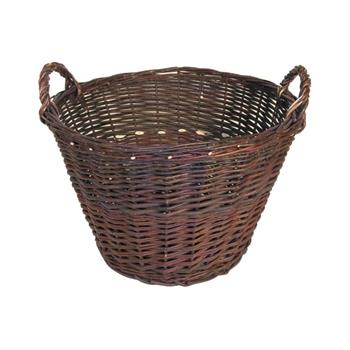 Koš kulatý proutí hnědý 40cm
