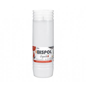 Svíčka hřbitovní náplň Ognik bílá 96 hod./18cm