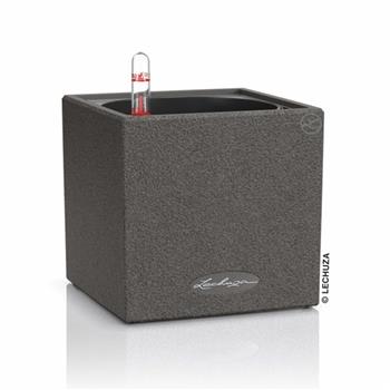 Květináč CANTO Stone komplet set černá 40x40cm