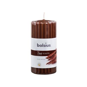 Svíčka vonná válec BOLSIUS Dřevo 12cm