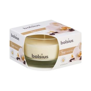 Svíčka vonná sklo BOLSIUS Vanilka 9cm