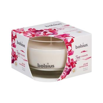 Svíčka vonná sklo BOLSIUS Pure Romance 9cm