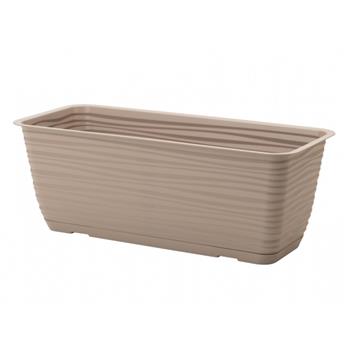 Truhlík SAHARA + podmiska plast taupe 40cm