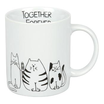 Hrnek porcelánový FUNNY CATS 300ml