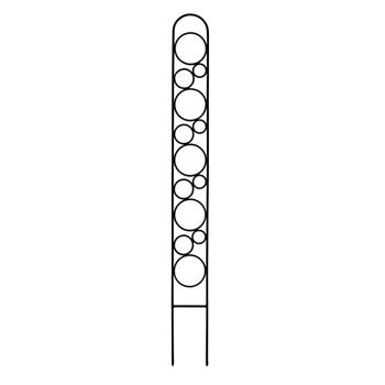 Opora pro rostliny/treláž ELVIS kovová černá 150cm
