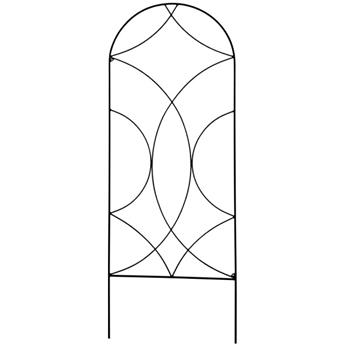 Opora pro rostliny/treláž DULCE kovová černá 150cm