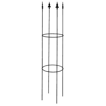 Opora/ochrana stromu FEMUNDEN kruhová kovová černá 130cm