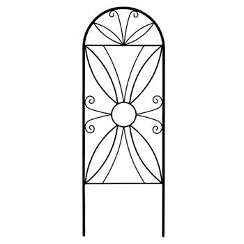 Opora pro rostliny/treláž BUTTERFLY kovová černá 240cm